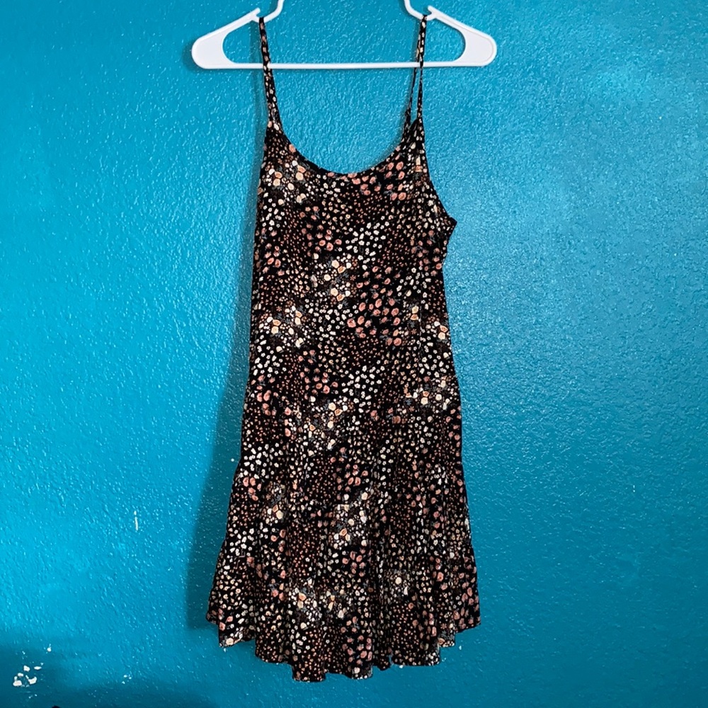 Black floral Dress